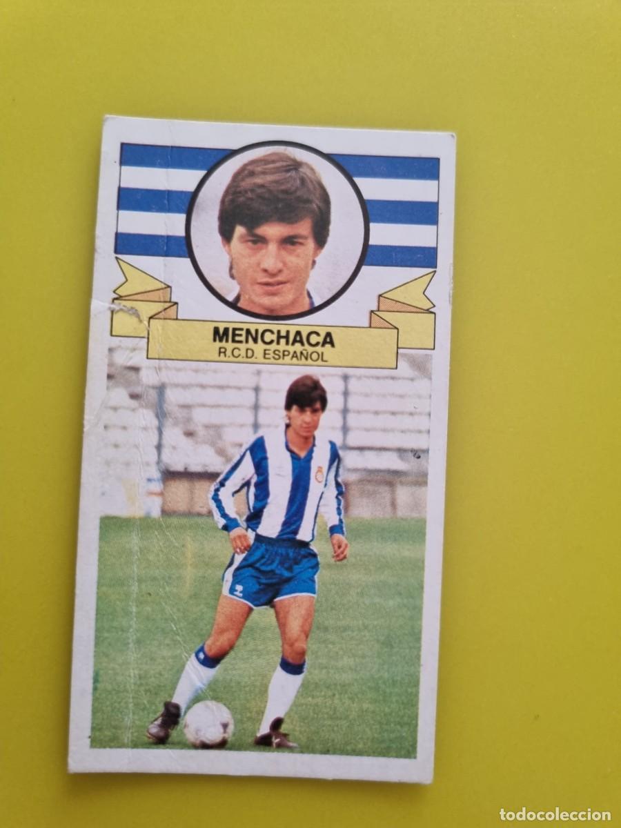 Cromos de f&uacute;tbol: ESTE 85 86 1985 1986 NUNCA PEGADO SIN PEGAR MENCHACA RCD ESPA&Ntilde;OL N&ordm;21 ULTIMOS FICHAJES AR826