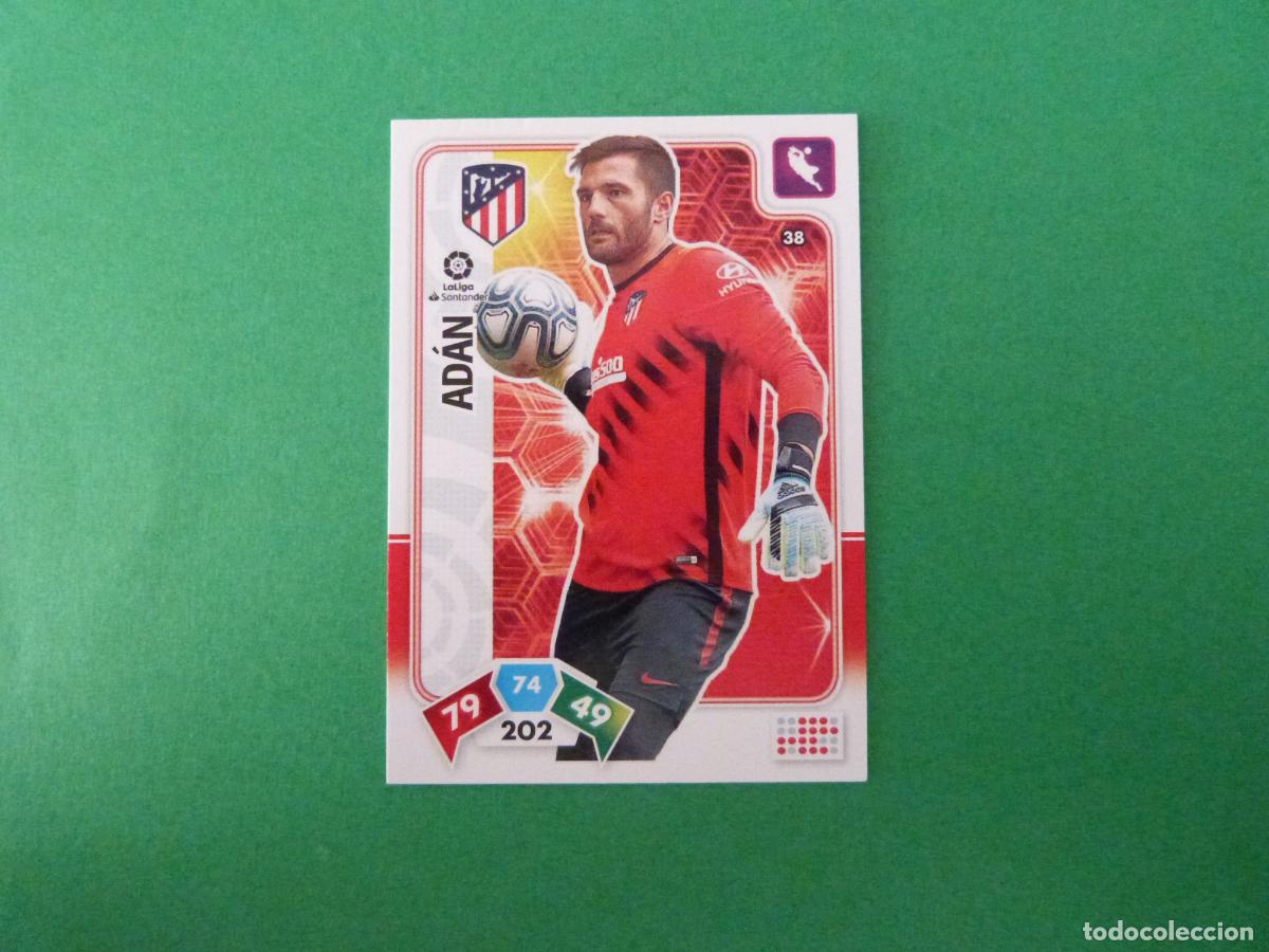 Cromos de f&uacute;tbol: TRADING CARD FUTBOL ADAN ATLETICO DE MADRID N&ordm; 38 LIGA ADRENALYN XL 2019-2020/19-20 PANINI