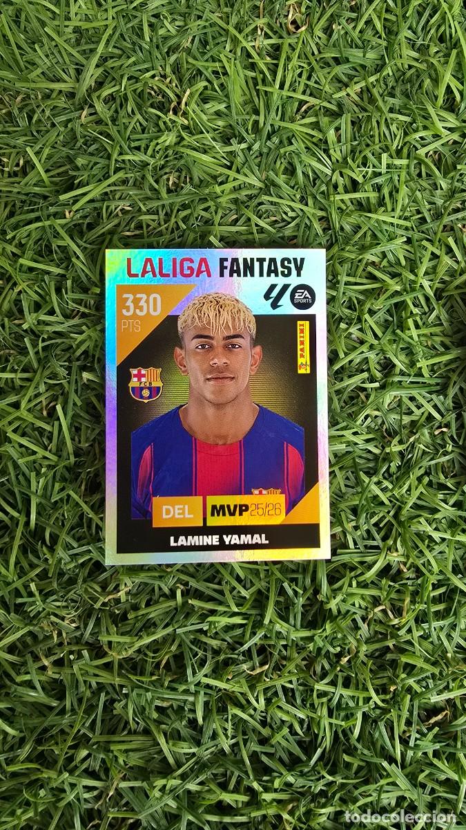 Cromos de f&uacute;tbol: LAMINE YAMAL LALIGA FANTASY 5 BARCELONA LIGA ESTE 2026 2027 26 27 PANINI
