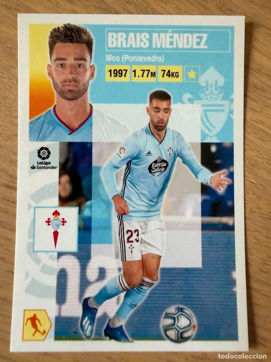Cromos de f&uacute;tbol: 10 BRAIS MENDEZ CELTA VIGO 20 21 2020 2021 LIGA SANTANDER COLECCIONES ESTE SIN PEGAR STICKER