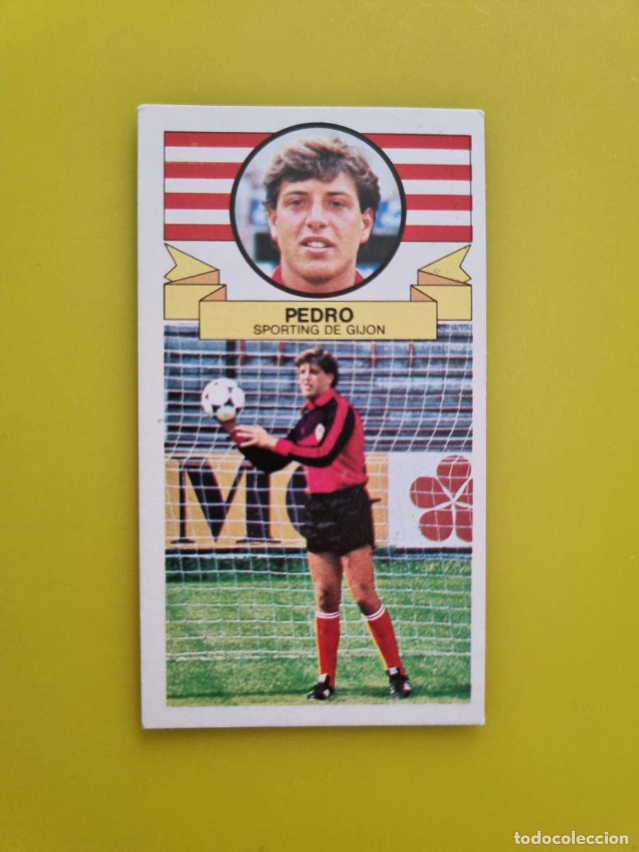 Cromos de f&uacute;tbol: CROMO LIGA ESTE 85 86 1985 1986 NUNCA PEGADO SIN PEGAR PEDRO SPORTING DE GIJON AR826