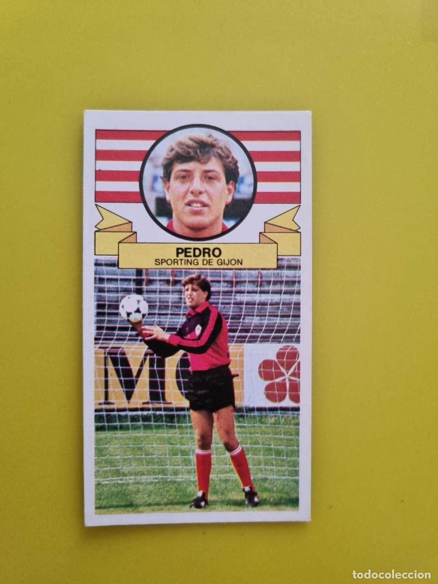 Cromos de f&uacute;tbol: CROMO LIGA ESTE 85 86 1985 1986 NUNCA PEGADO SIN PEGAR PEDRO SPORTING DE GIJON AR826