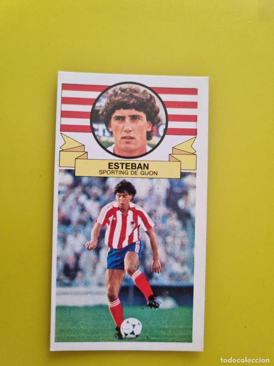 Cromos de f&uacute;tbol: CROMO LIGA ESTE 85 86 1985 1986 NUNCA PEGADO SIN PEGAR ESTEBAN SPORTING DE GIJON AR826