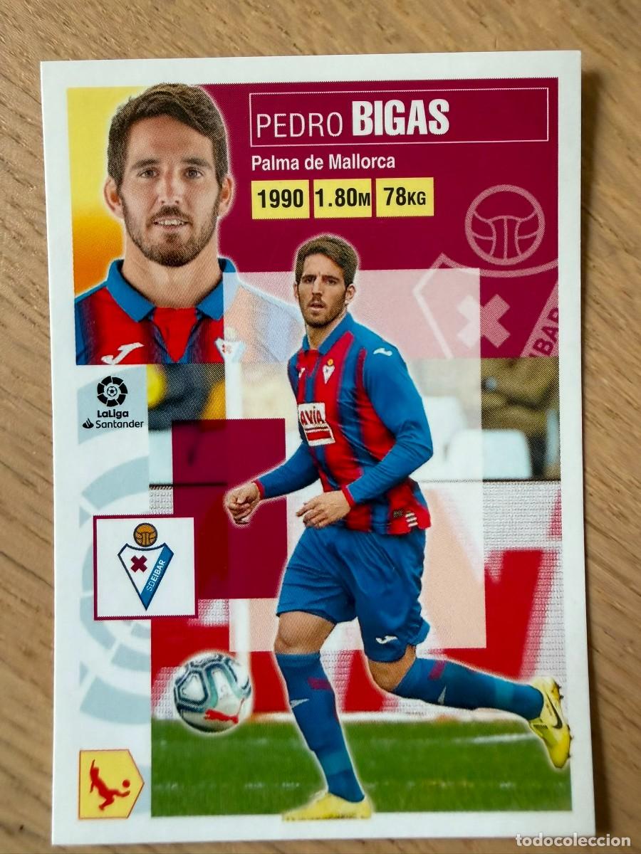 Cromos de f&uacute;tbol: 8 PEDRO BIGAS EIBAR 20 21 2020 2021 LIGA SANTANDER COLECCIONES ESTE SIN PEGAR STICKER