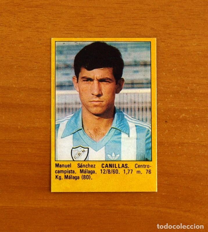 Cromos de f&uacute;tbol: M&aacute;laga - Canillas - Editorial Roll&aacute;n 1984-1985, 84-85 - Nunca pegado