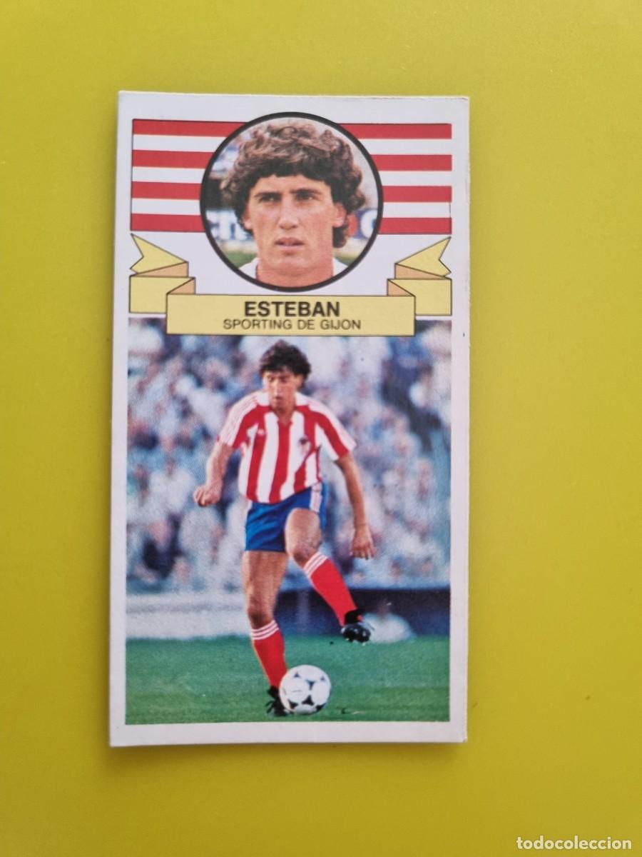 Cromos de f&uacute;tbol: CROMO LIGA ESTE 85 86 1985 1986 NUNCA PEGADO SIN PEGAR ESTEBAN SPORTING DE GIJON AR826