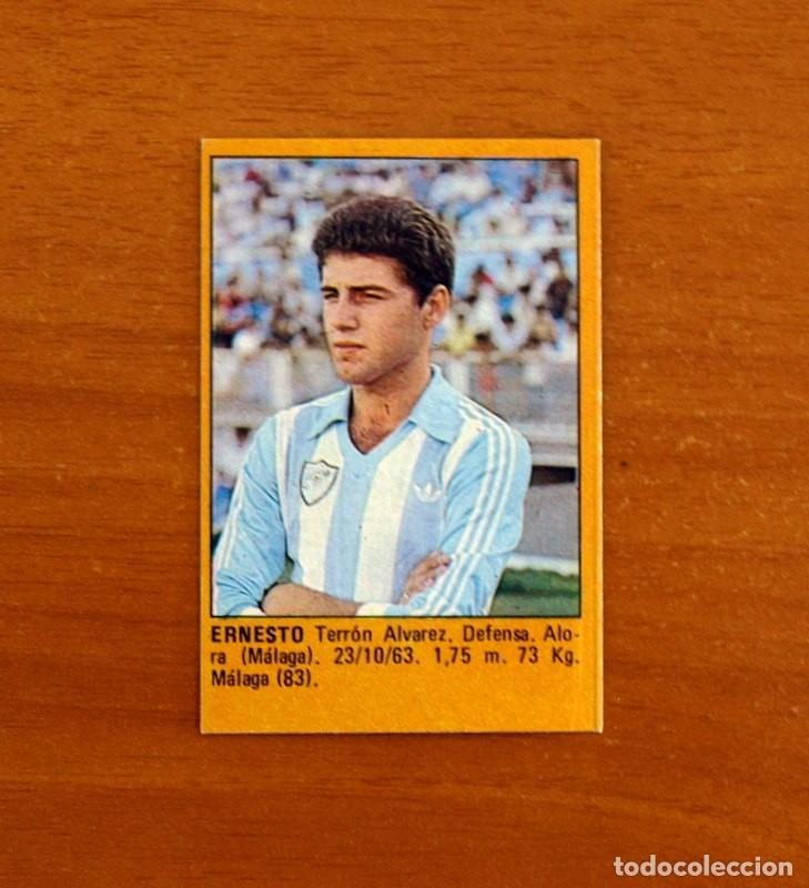 Cromos de Futebol: M&aacute;laga - Ernesto - Editorial Roll&aacute;n 1984-1985, 84-85 - Nunca pegado