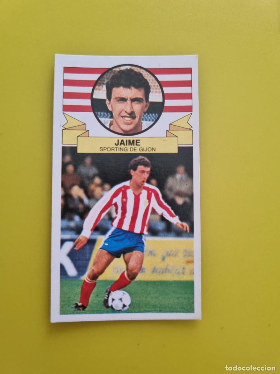 Fu&szlig;ball-Sticker: CROMO LIGA ESTE 85 86 1985 1986 NUNCA PEGADO SIN PEGAR JAIME SPORTING DE GIJON AR826