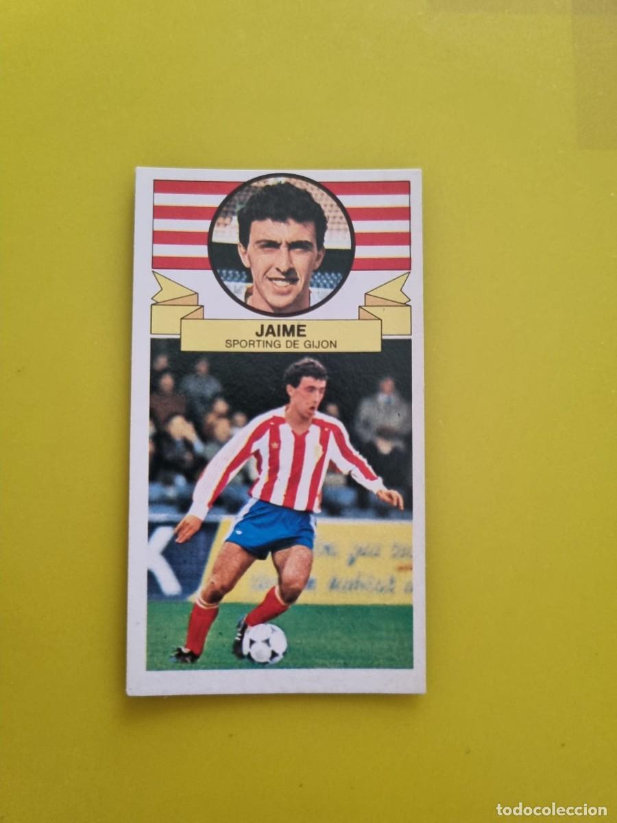 Fu&szlig;ball-Sticker: CROMO LIGA ESTE 85 86 1985 1986 NUNCA PEGADO SIN PEGAR JAIME SPORTING DE GIJON AR826