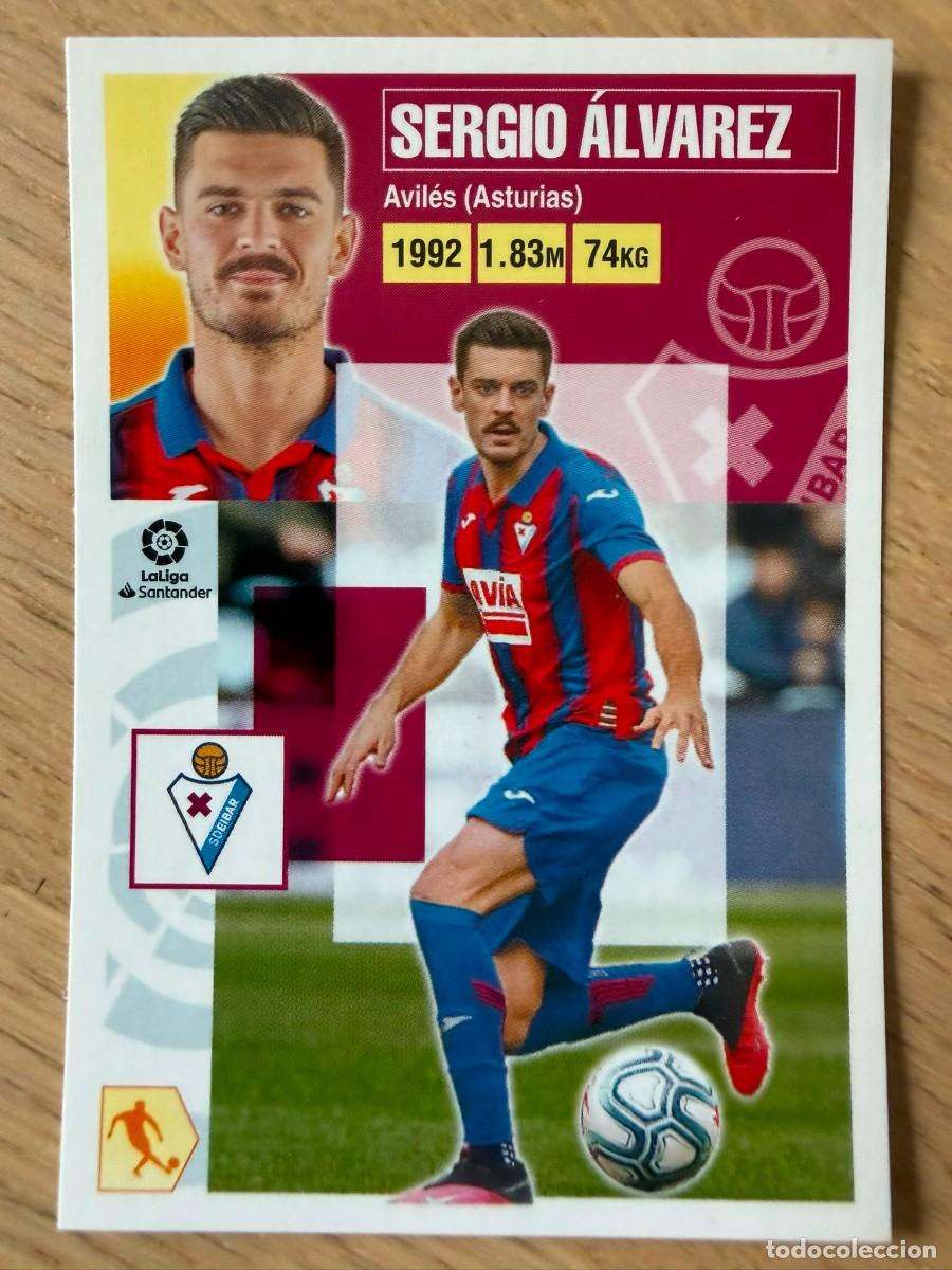Fu&szlig;ball-Sticker: 11 SERGIO ALVAREZ EIBAR 20 21 2020 2021 LIGA SANTANDER COLECCIONES ESTE SIN PEGAR STICKER