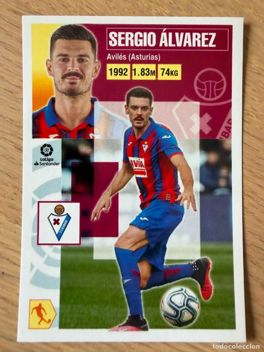 Fu&szlig;ball-Sticker: 11 SERGIO ALVAREZ EIBAR 20 21 2020 2021 LIGA SANTANDER COLECCIONES ESTE SIN PEGAR STICKER