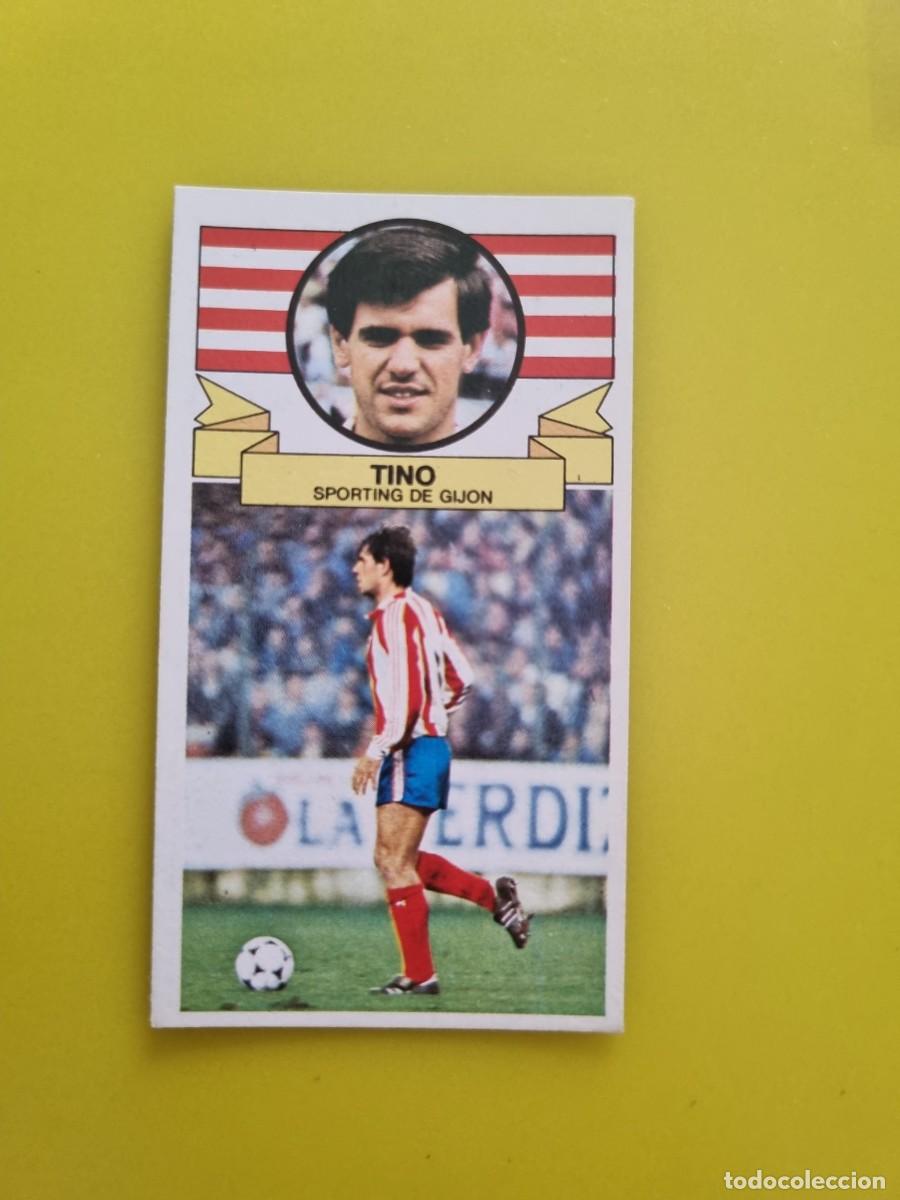 Fu&szlig;ball-Sticker: CROMO LIGA ESTE 85 86 1985 1986 NUNCA PEGADO SIN PEGAR TINO SPORTING DE GIJON AR826