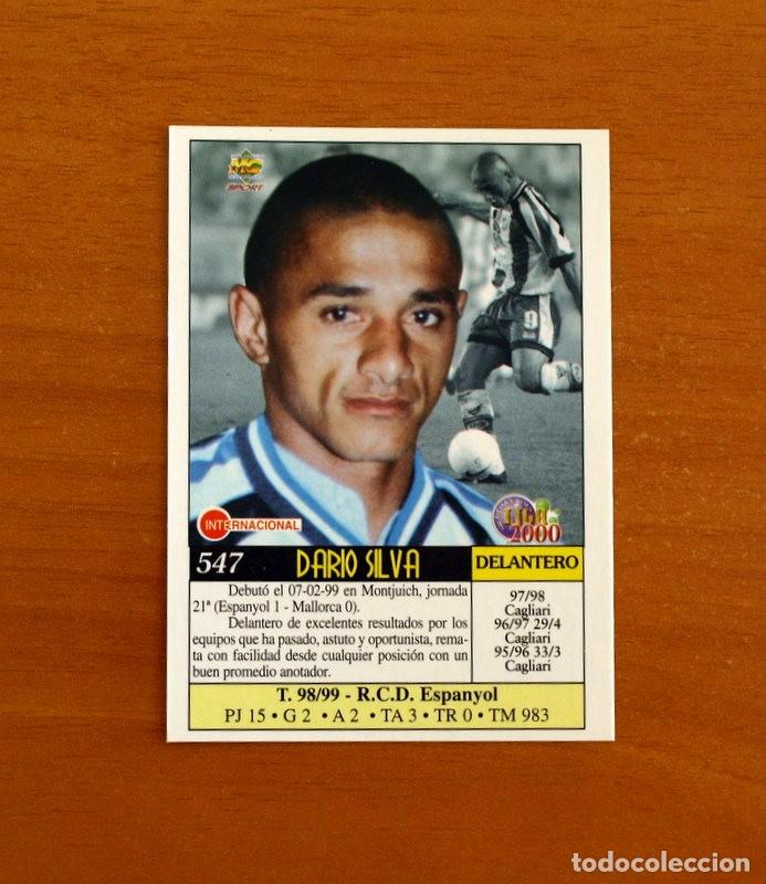 Cromos de Futebol: M&aacute;laga - N&ordm; 547, Dario Silva - &Uacute;ltima Hora - Las Fichas de Liga Mundicromo 1999-2000, 99-00