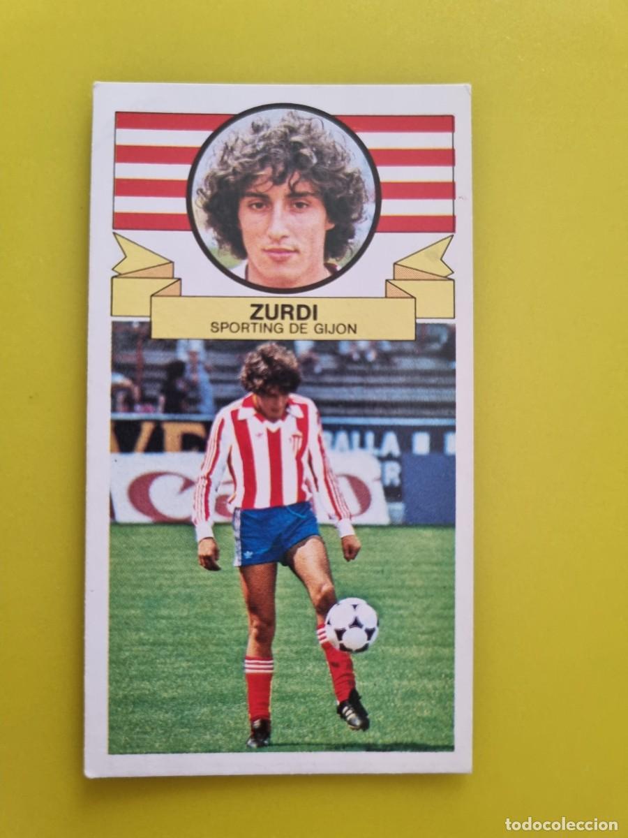 Fu&szlig;ball-Sticker: CROMO LIGA ESTE 85 86 1985 1986 NUNCA PEGADO SIN PEGAR ZURDI SPORTING DE GIJON AR826