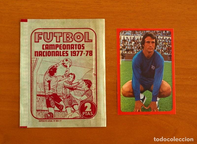 Cromos de Futebol: Editorial Ruiz Romero F&uacute;tbol Campeonatos 1977-1978, 77-78 -Sobre vac&iacute;o y cromo n&ordm; 194 Corral M&aacute;laga