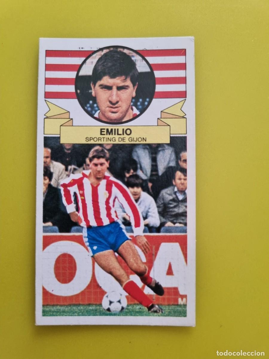 Cromos de f&uacute;tbol: CROMO LIGA ESTE 85 86 1985 1986 NUNCA PEGADO SIN PEGAR EMILIO SPORTING DE GIJON AR826
