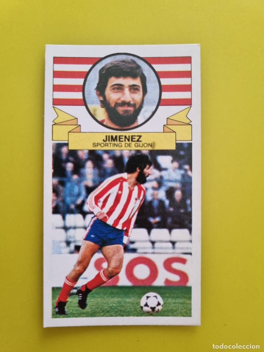 Cromos de f&uacute;tbol: CROMO LIGA ESTE 85 86 1985 1986 NUNCA PEGADO SIN PEGAR JIMENEZ SPORTING DE GIJON AR826