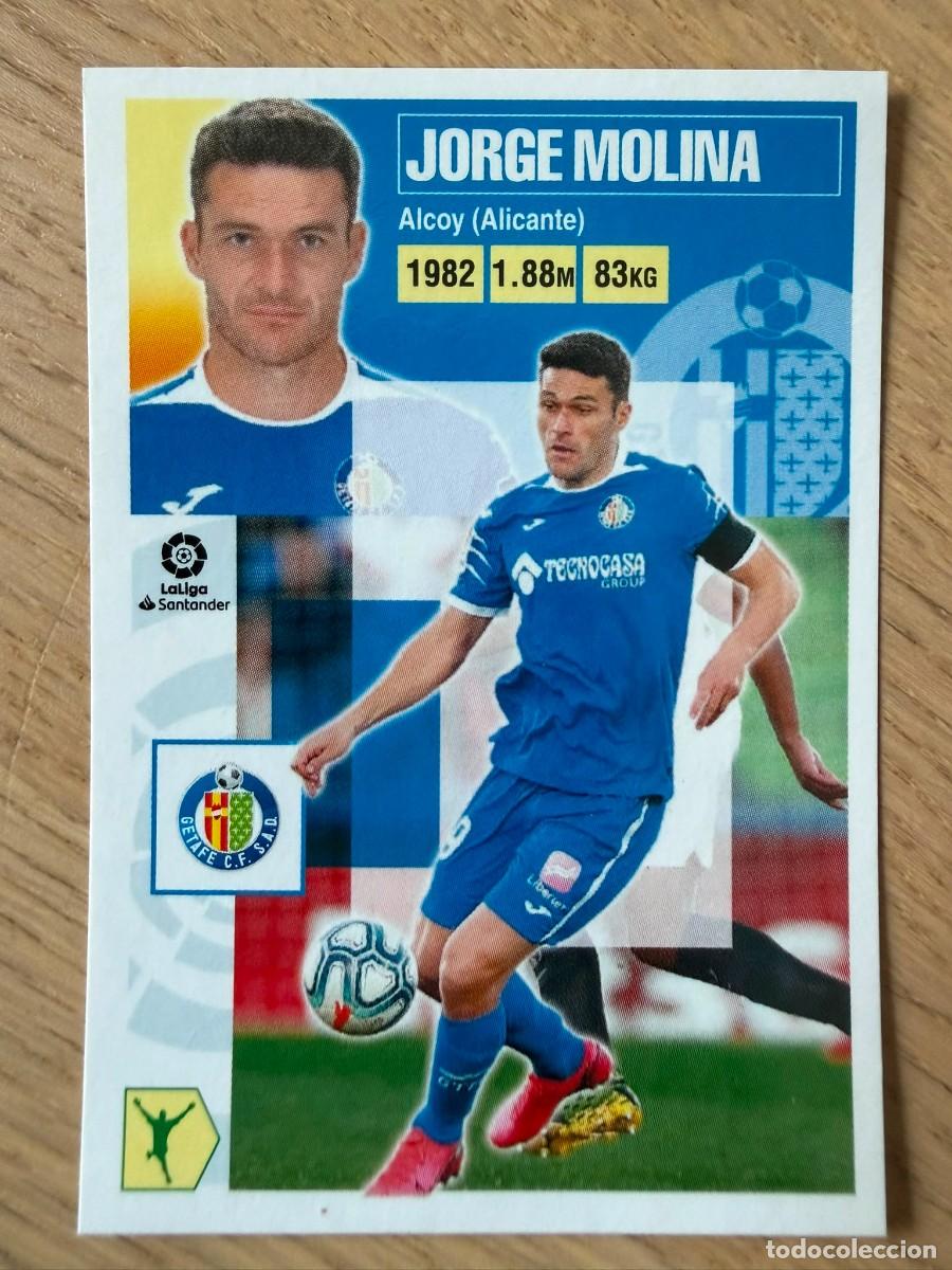 Figurine di Calcio: 17A 17 A JORGE MOLINA GETAFE 20 21 2020 2021 LIGA SANTANDER COLECCIONES ESTE SIN PEGAR STICKER