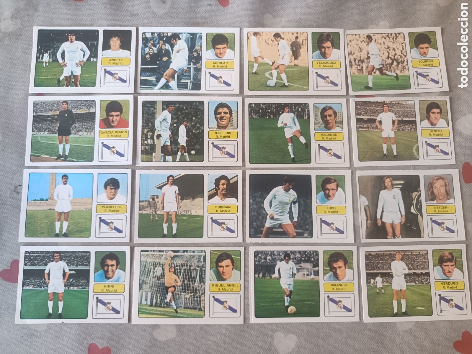 Figurine di Calcio: Real Madrid Equipo completo Colecci&oacute;n Campeonato de Liga 1973 74