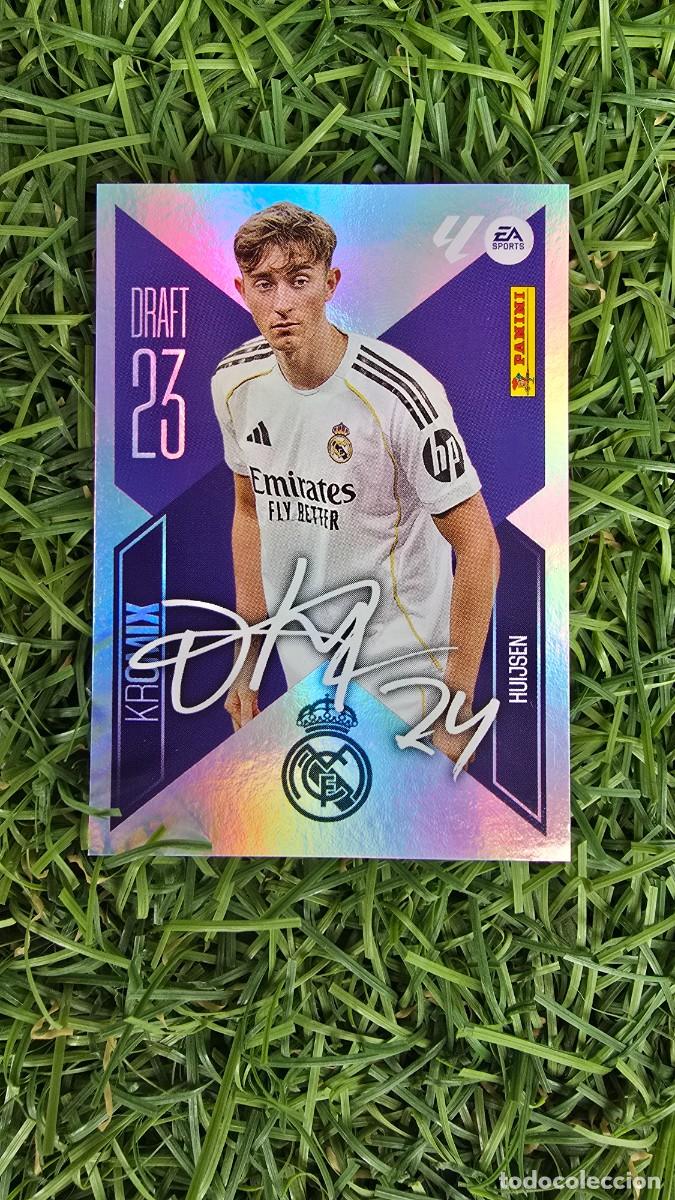 Figurine di Calcio: HUIJSEN DRAFT KROMIX 10 REAL MADRID LIGA ESTE 2026 2027 26 27 PANINI