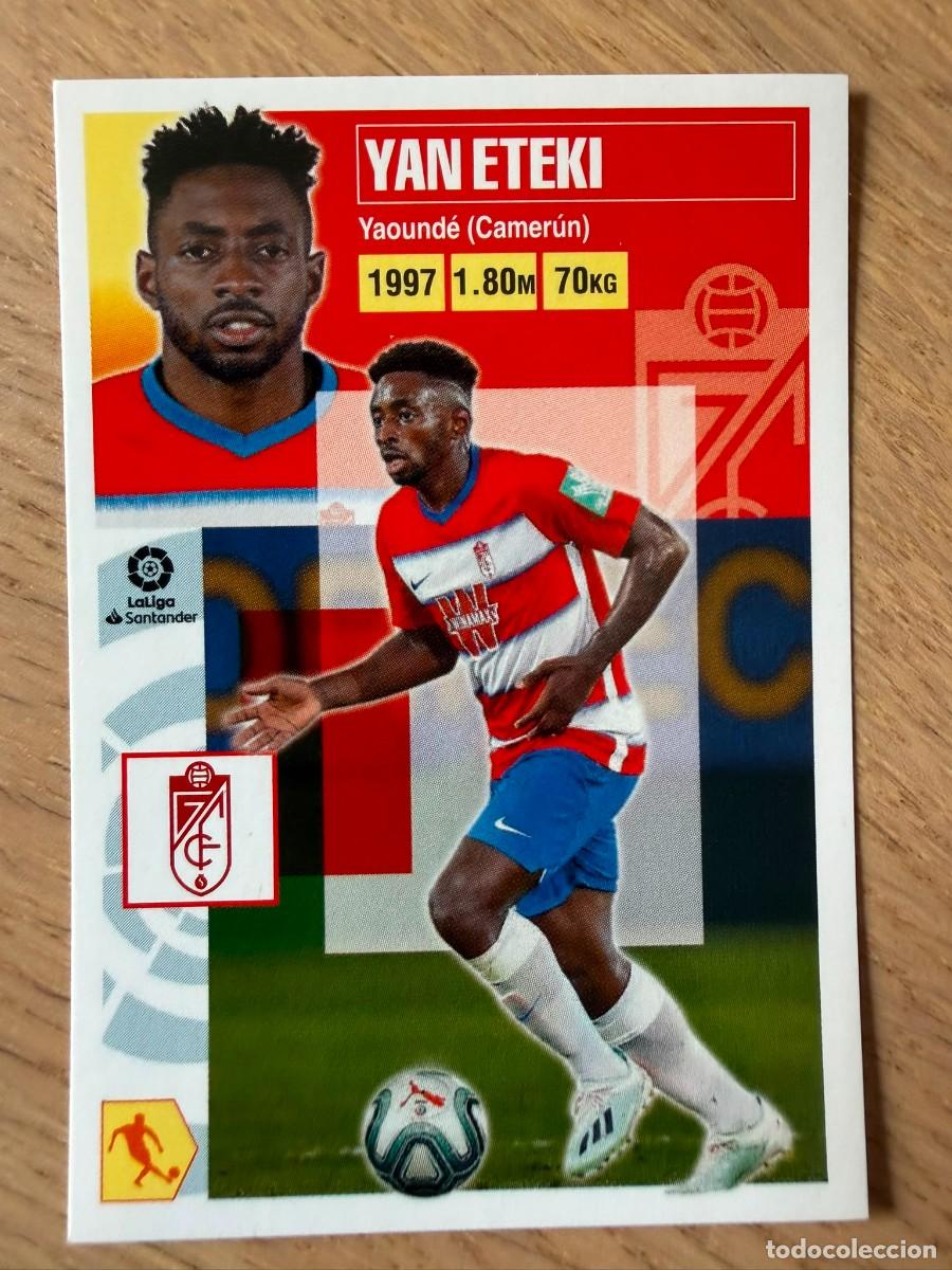 Figurine di Calcio: 12B 12 B YAN ETEKI GRANADA 20 21 2020 2021 LIGA SANTANDER COLECCIONES ESTE SIN PEGAR STICKER