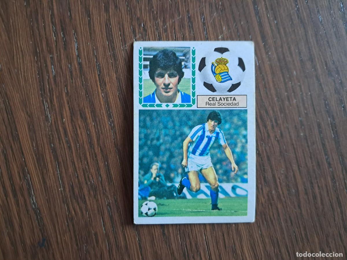 Figurine di Calcio: cromo de futbol, ediciones Este 83-84, Celayeta, Real Sociedad. sin pegar.