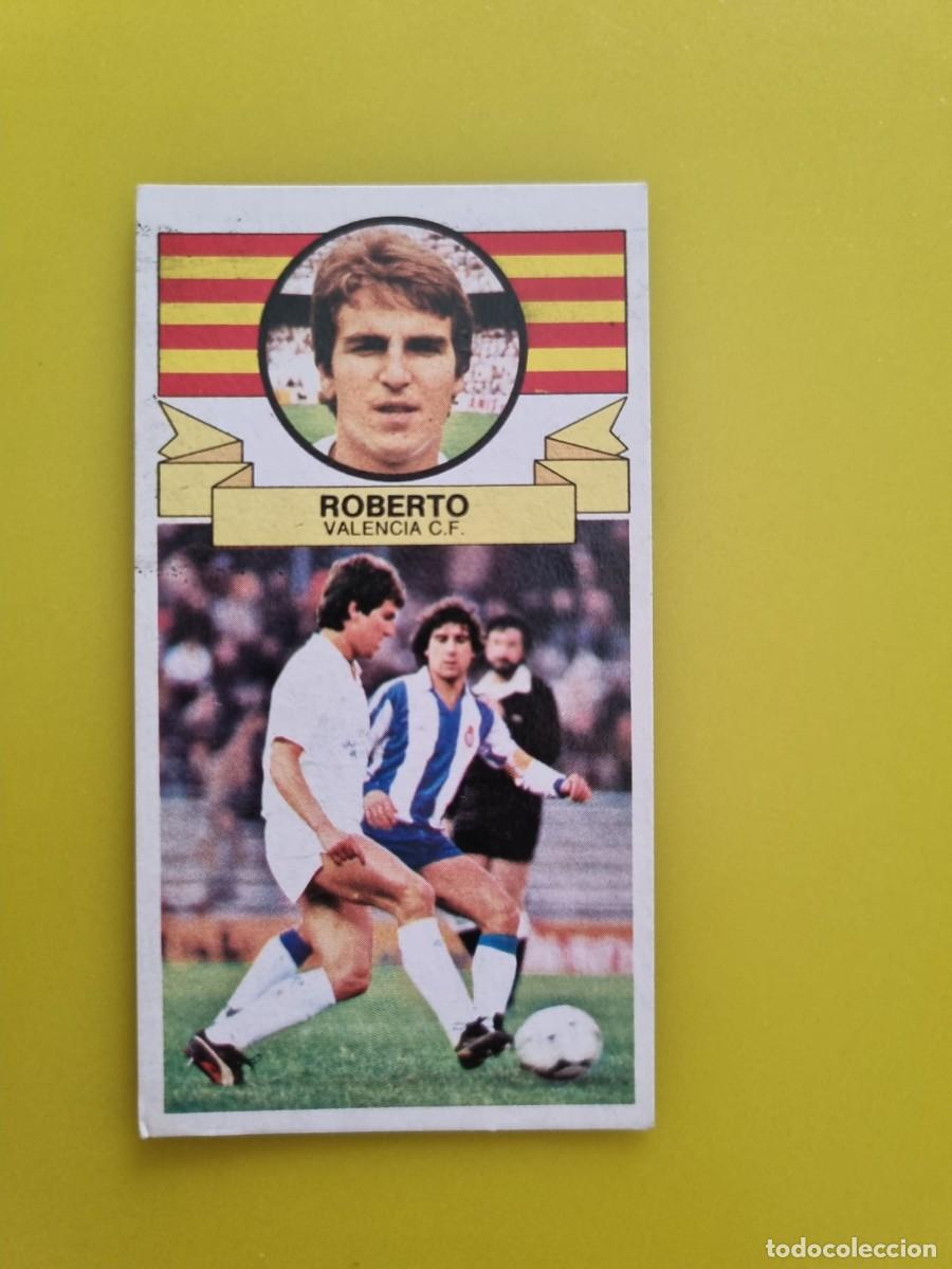 Cromos de f&uacute;tbol: CROMO LIGA ESTE 85 86 1985 1986 NUNCA PEGADO SIN PEGAR ROBERTO VALENCIA AR826