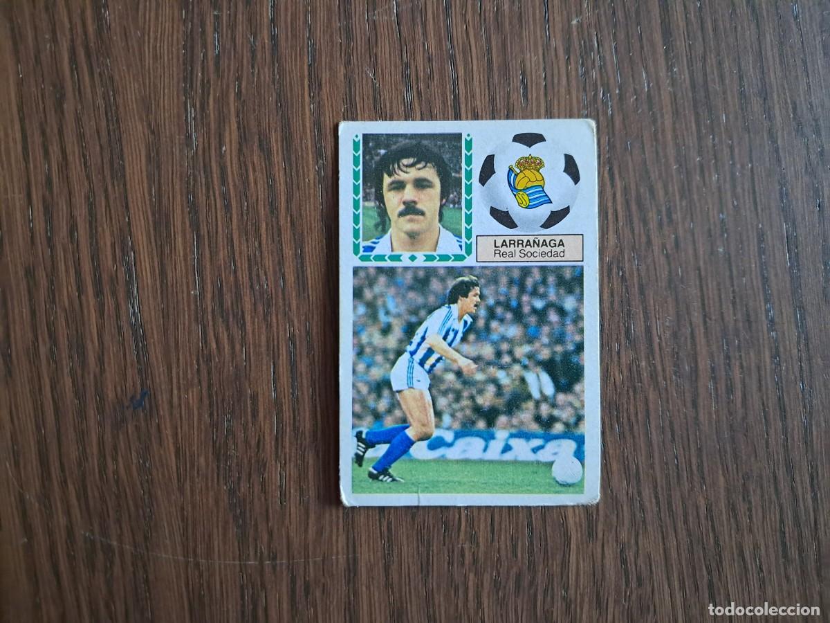 Figurine di Calcio: cromo de futbol, ediciones Este 83-84, Larra&ntilde;aga, Real Sociedad. sin pegar.