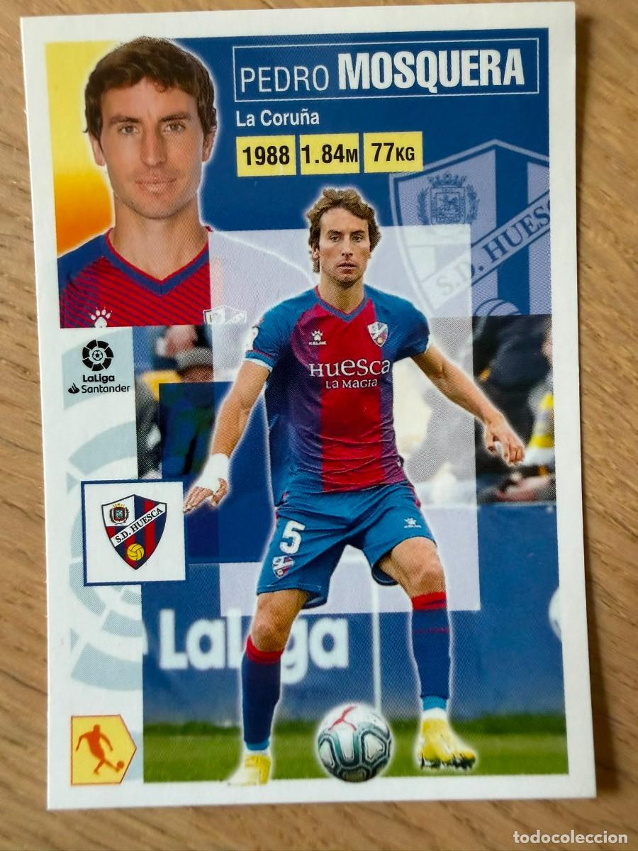 Figurine di Calcio: 11 PEDRO MOSQUERA HUESCA 20 21 2020 2021 LIGA SANTANDER COLECCIONES ESTE SIN PEGAR STICKER