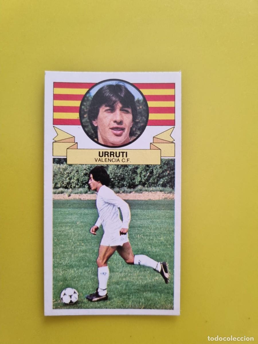 Figurine di Calcio: CROMO LIGA ESTE 85 86 1985 1986 NUNCA PEGADO SIN PEGAR URRUTI VALENCIA AR826
