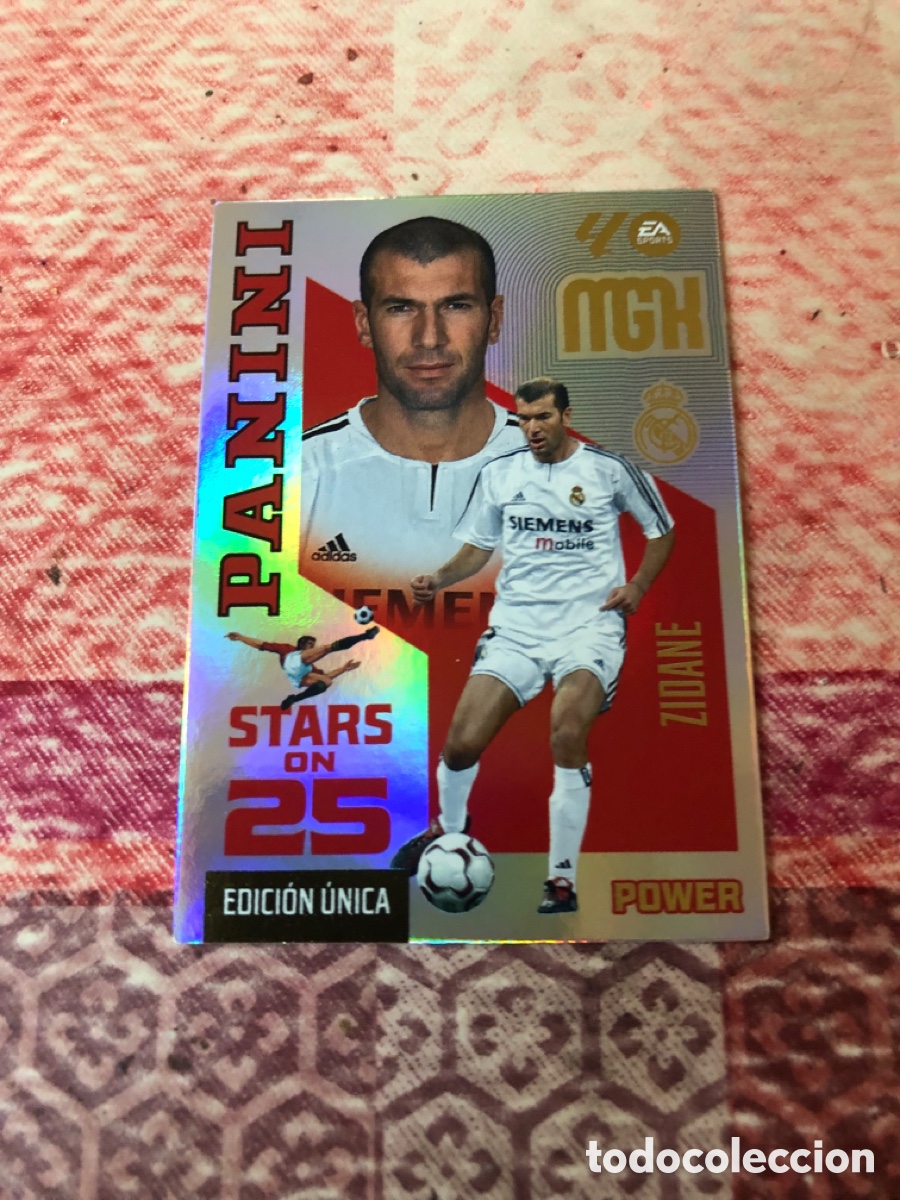 Figurine di Calcio: 430P ZIDANE REAL MADRID STARS ON POWER MGK 26 27 PANINI 2026 2027 25 ANIVERSARIO MEGACRACKS