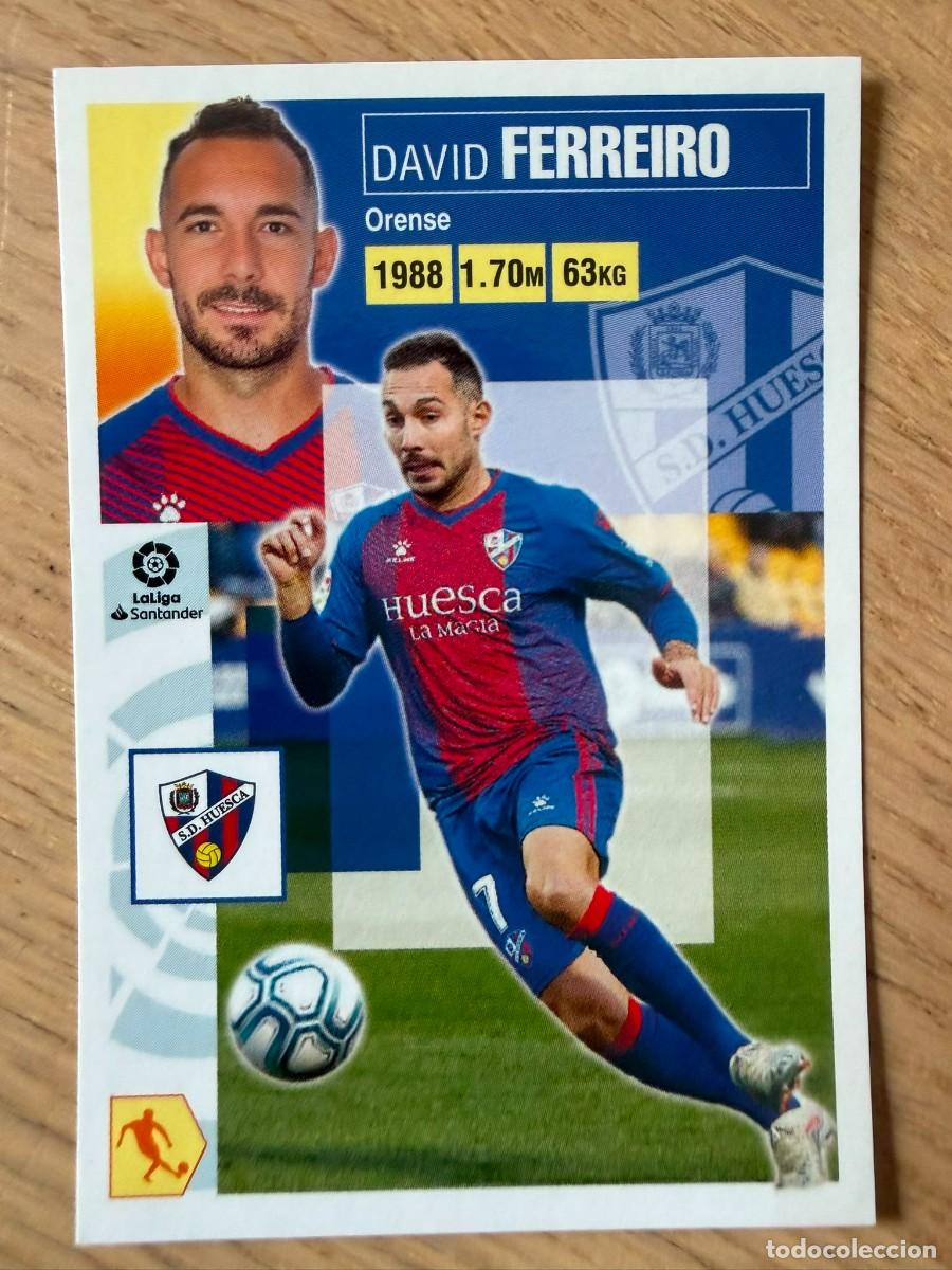 Figurine di Calcio: 15 DAVID FERREIRO HUESCA 20 21 2020 2021 LIGA SANTANDER COLECCIONES ESTE SIN PEGAR STICKER
