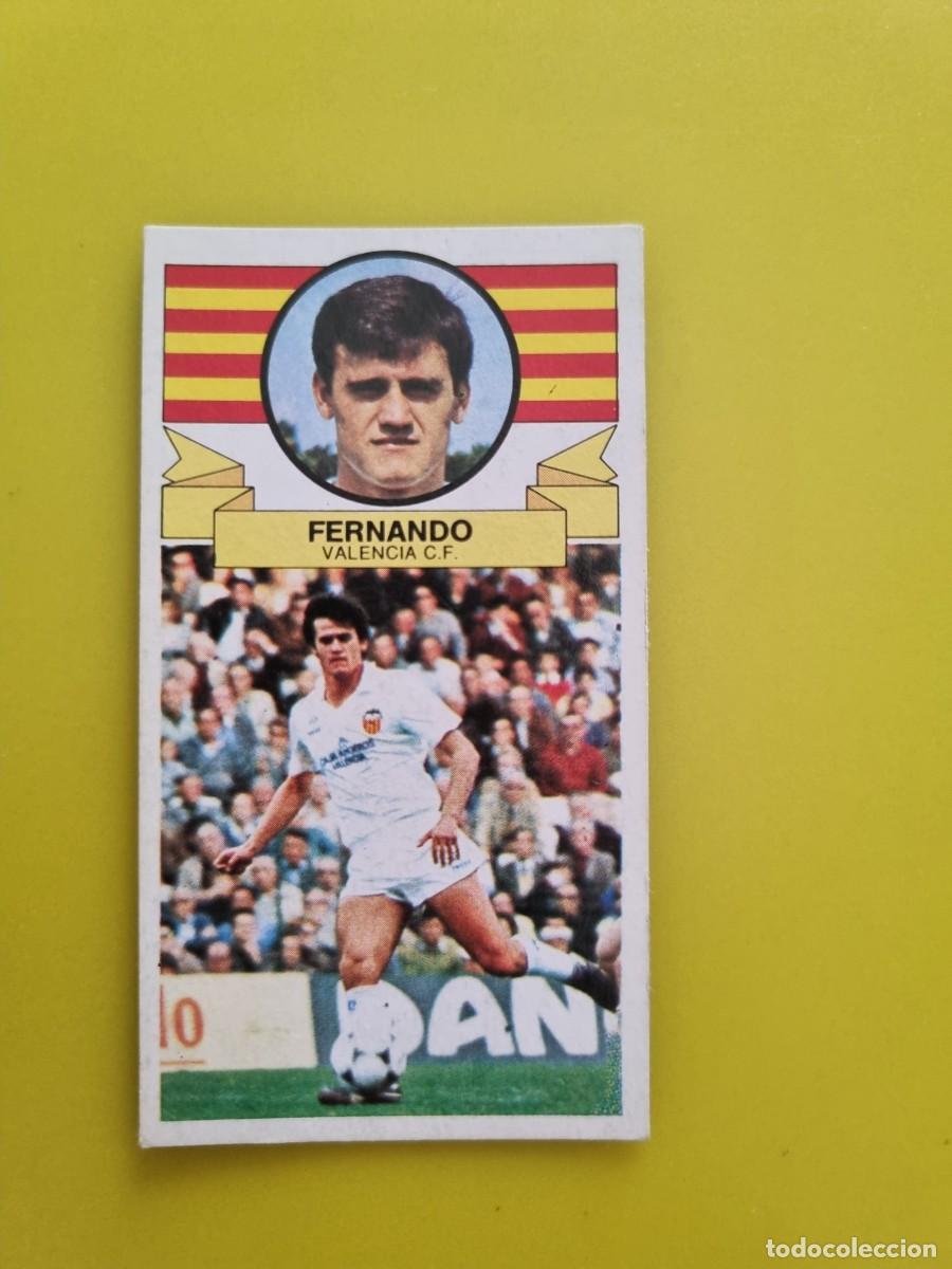 Figurine di Calcio: CROMO LIGA ESTE 85 86 1985 1986 NUNCA PEGADO SIN PEGAR FERNANDO VALENCIA AR826