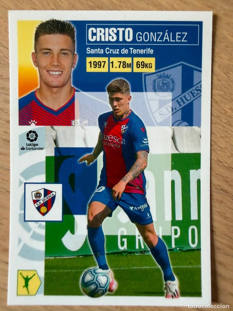 Figurine di Calcio: 17 CRISTO HUESCA 20 21 2020 2021 LIGA SANTANDER COLECCIONES ESTE SIN PEGAR STICKER