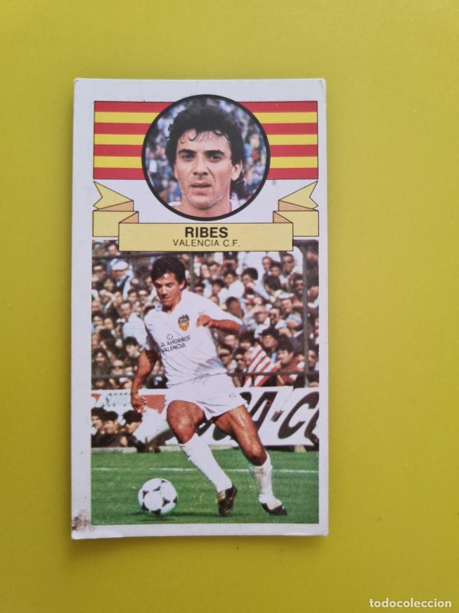 Fu&szlig;ball-Sticker: CROMO LIGA ESTE 85 86 1985 1986 NUNCA PEGADO SIN PEGAR RIBES VALENCIA AR826