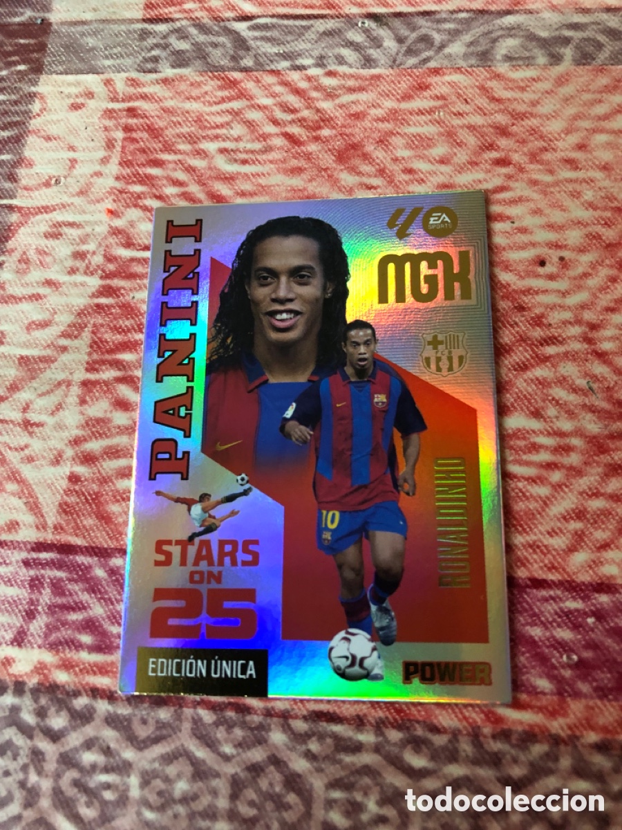 Cromos de f&uacute;tbol: Ronaldinho 436 P Megacracks 26 27 Stars on 25 Power Paralela FC Barcelona 2026 2027