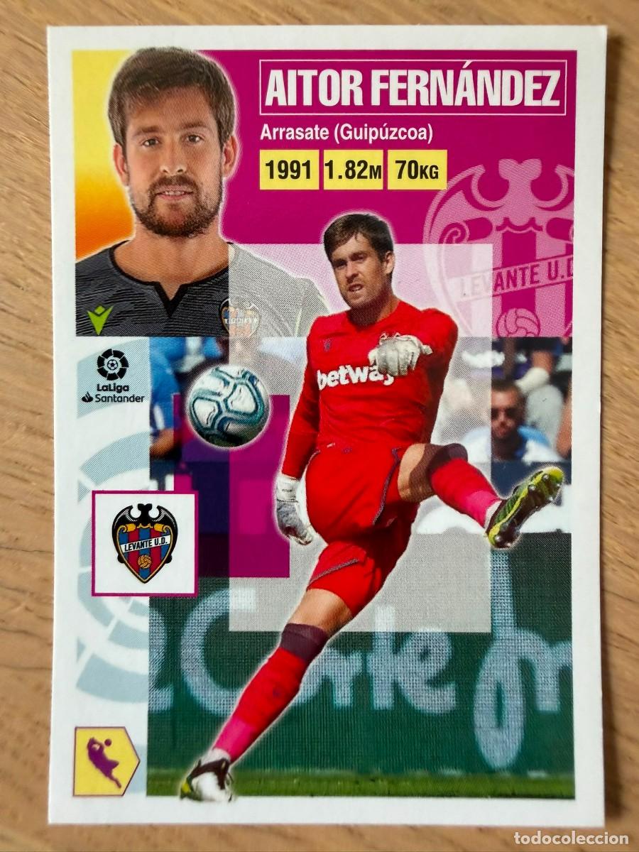 Cromos de f&uacute;tbol: 2 AITOR FERNANDEZ LEVANTE 20 21 2020 2021 LIGA SANTANDER COLECCIONES ESTE SIN PEGAR STICKER