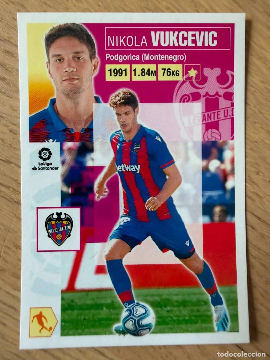Cromos de f&uacute;tbol: 10 VUKCEVIC LEVANTE 20 21 2020 2021 LIGA SANTANDER COLECCIONES ESTE SIN PEGAR STICKER