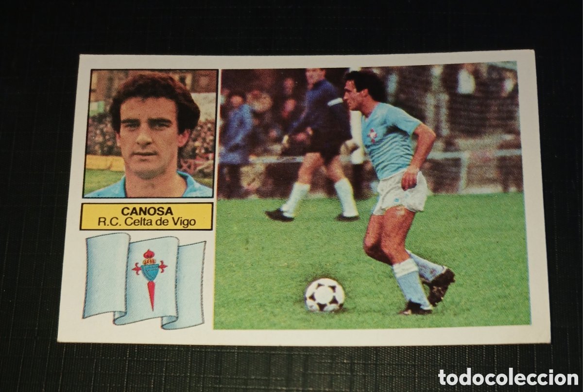 Fu&szlig;ball-Sticker: Cromo Canosa R.C. Celta de Vigo Ed. Este Liga 1982 1983 82-83 Sin pegar, nunca pegado