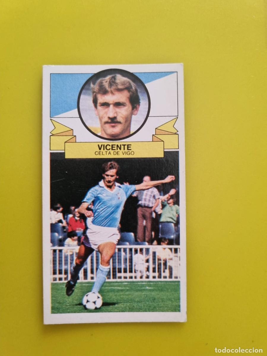 Fu&szlig;ball-Sticker: CROMO LIGA ESTE 85 86 1985 1986 NUNCA PEGADO SIN PEGAR VICENTE CELTA DE VIGO AR826