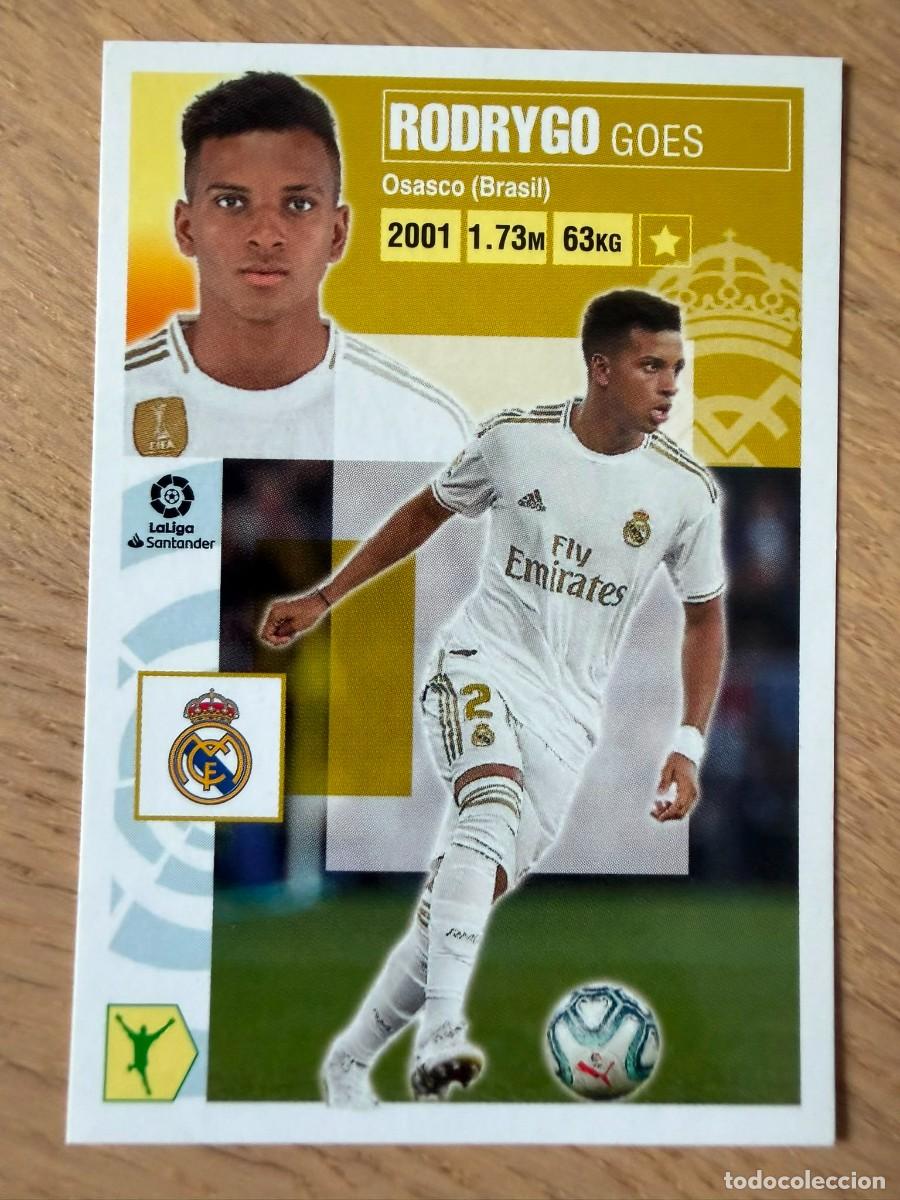 Cartes &agrave; collectionner de Football: 17B 17 B RODRYGO REAL MADRID 20 21 2020 2021 LIGA SANTANDER COLECCIONES ESTE SIN PEGAR STICKER