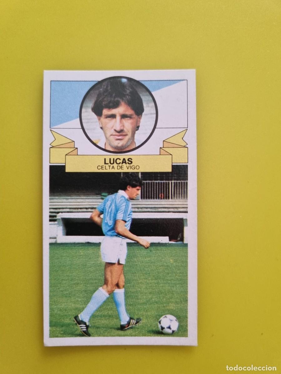 Cromos de f&uacute;tbol: CROMO LIGA ESTE 85 86 1985 1986 NUNCA PEGADO SIN PEGAR LUCAS CELTA DE VIGO AR826