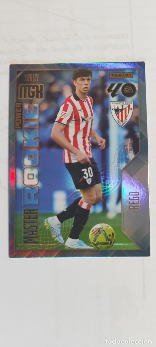 Cromos de f&uacute;tbol: MEGACRACKS 26/27 CARD MASTER ROOKIE POWER REGO ATHLETIC CLUB # 416P PANINI