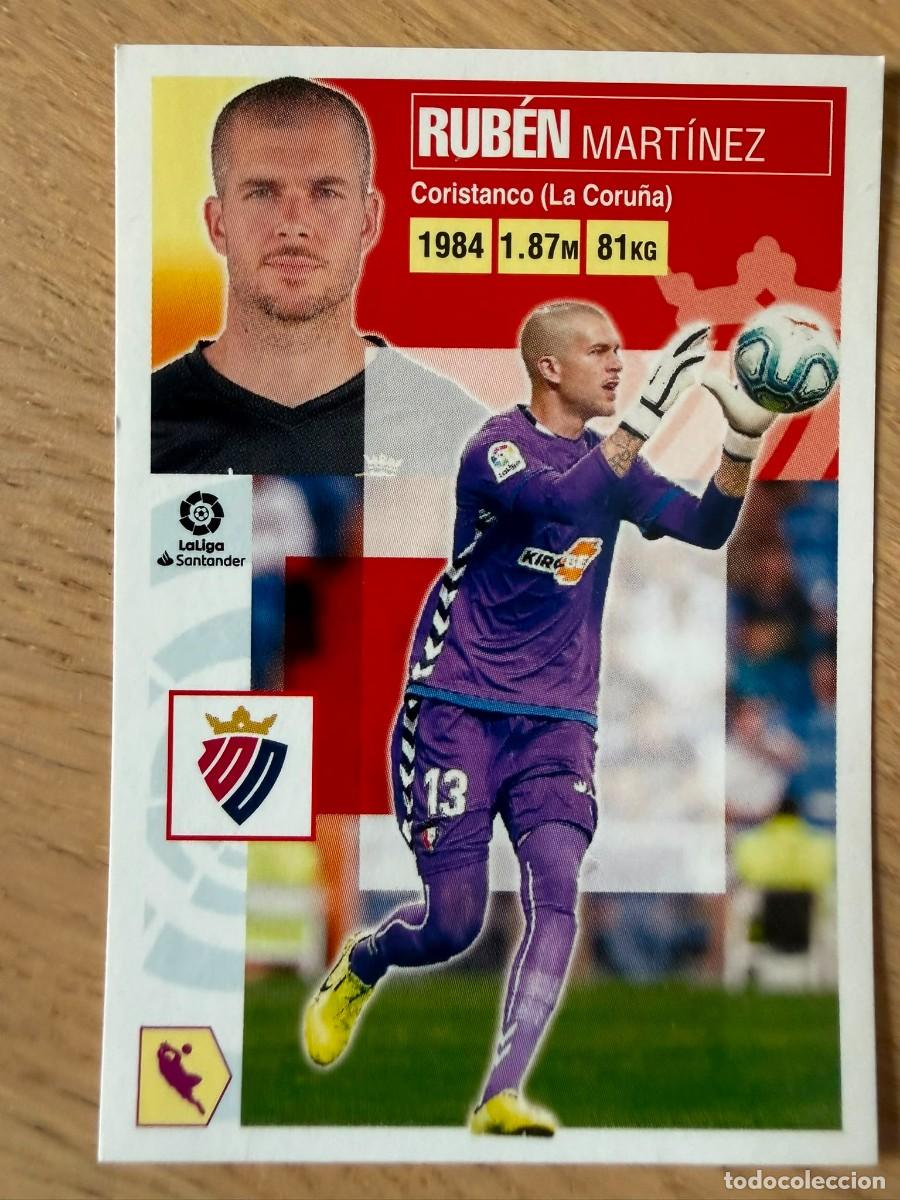 Cromos de f&uacute;tbol: 2 RUBEN MARTINEZ OSASUNA 20 21 2020 2021 LIGA SANTANDER COLECCIONES ESTE SIN PEGAR STICKER
