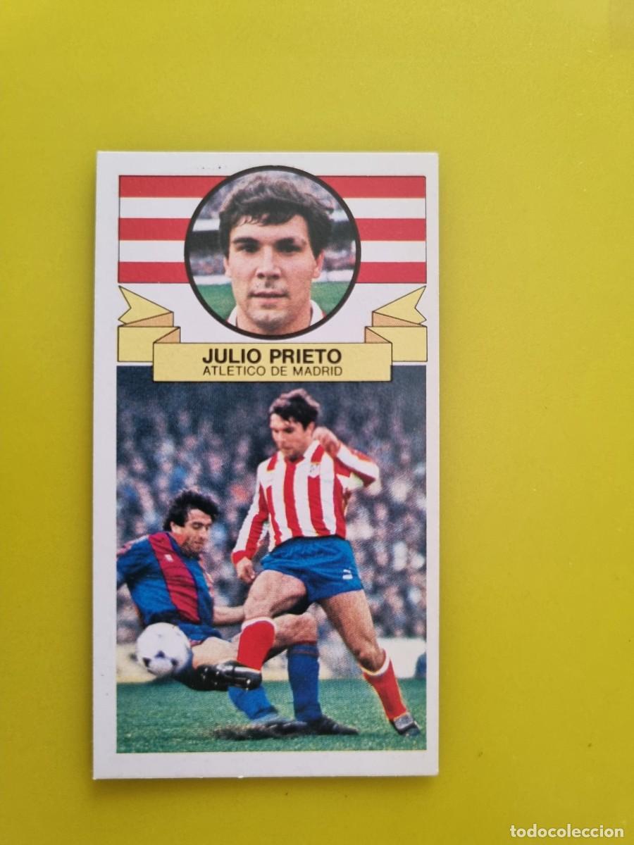 Cromos de f&uacute;tbol: CROMO LIGA ESTE 85 86 1985 1986 NUNCA PEGADO SIN PEGAR JULIO PRIETO ATL DE MADRID AR826