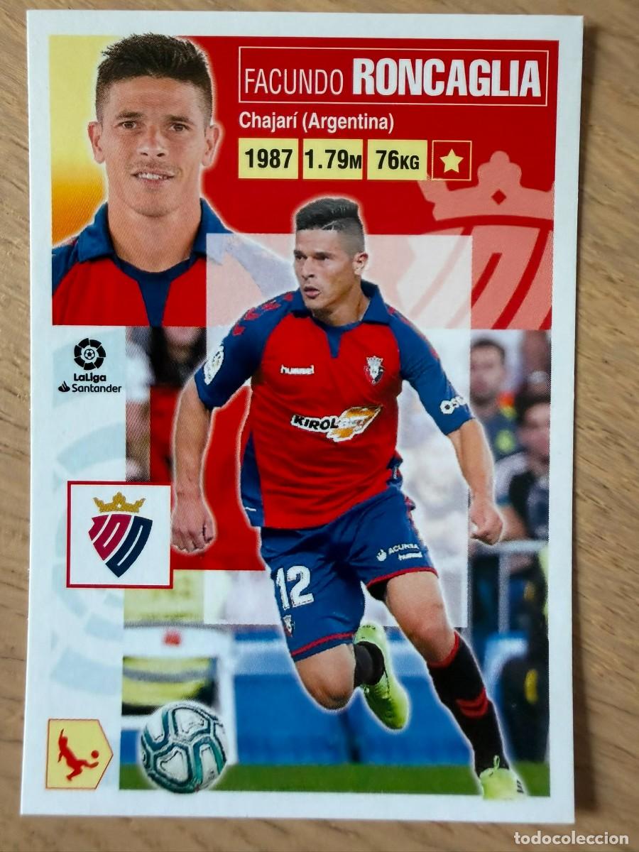 Cromos de f&uacute;tbol: 6A 6 A RONCAGLIA OSASUNA 20 21 2020 2021 LIGA SANTANDER COLECCIONES ESTE SIN PEGAR STICKER