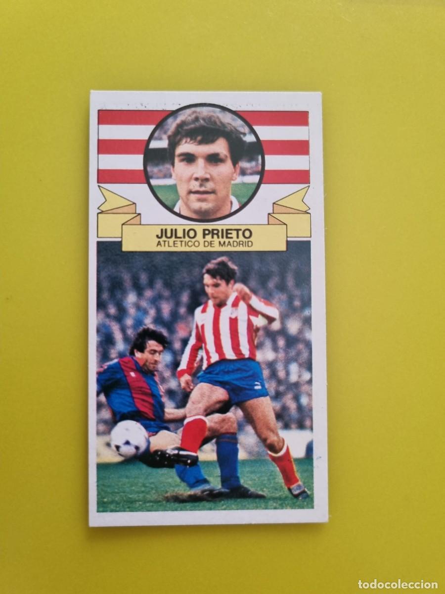 Cromos de f&uacute;tbol: CROMO LIGA ESTE 85 86 1985 1986 NUNCA PEGADO SIN PEGAR JULIO PRIETO ATL DE MADRID AR826