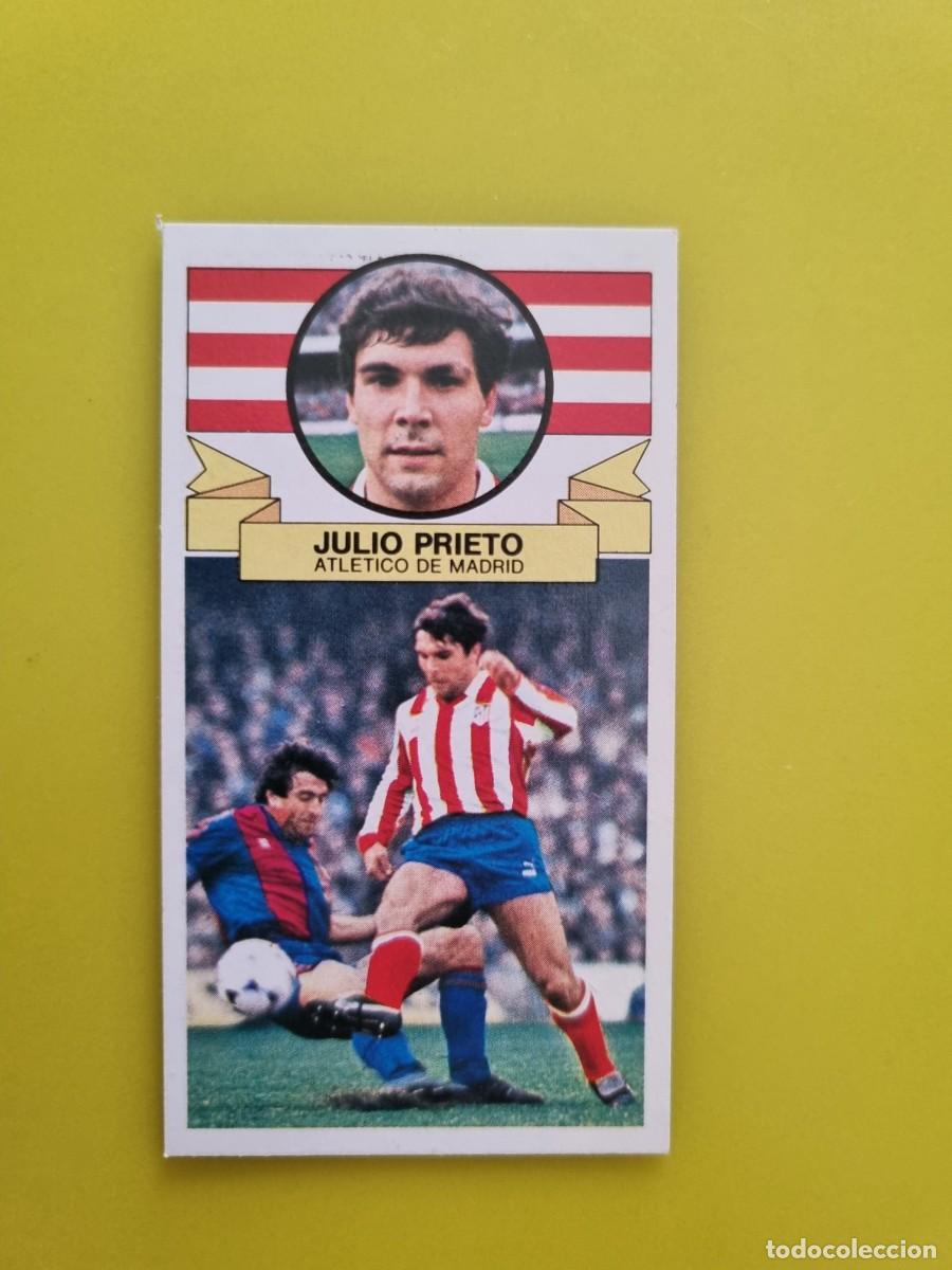Cromos de f&uacute;tbol: CROMO LIGA ESTE 85 86 1985 1986 NUNCA PEGADO SIN PEGAR JULIO PRIETO ATL DE MADRID AR826