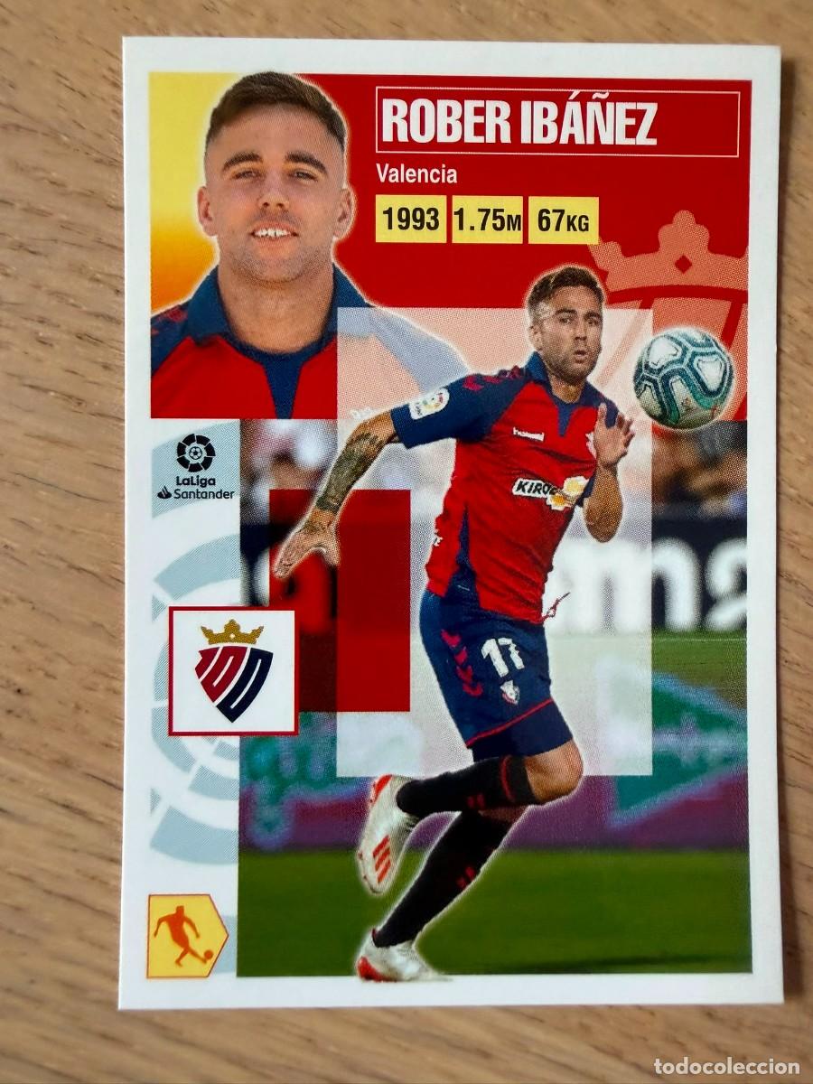 Cromos de f&uacute;tbol: 15 ROBER IBA&Ntilde;EZ OSASUNA 20 21 2020 2021 LIGA SANTANDER COLECCIONES ESTE SIN PEGAR STICKER