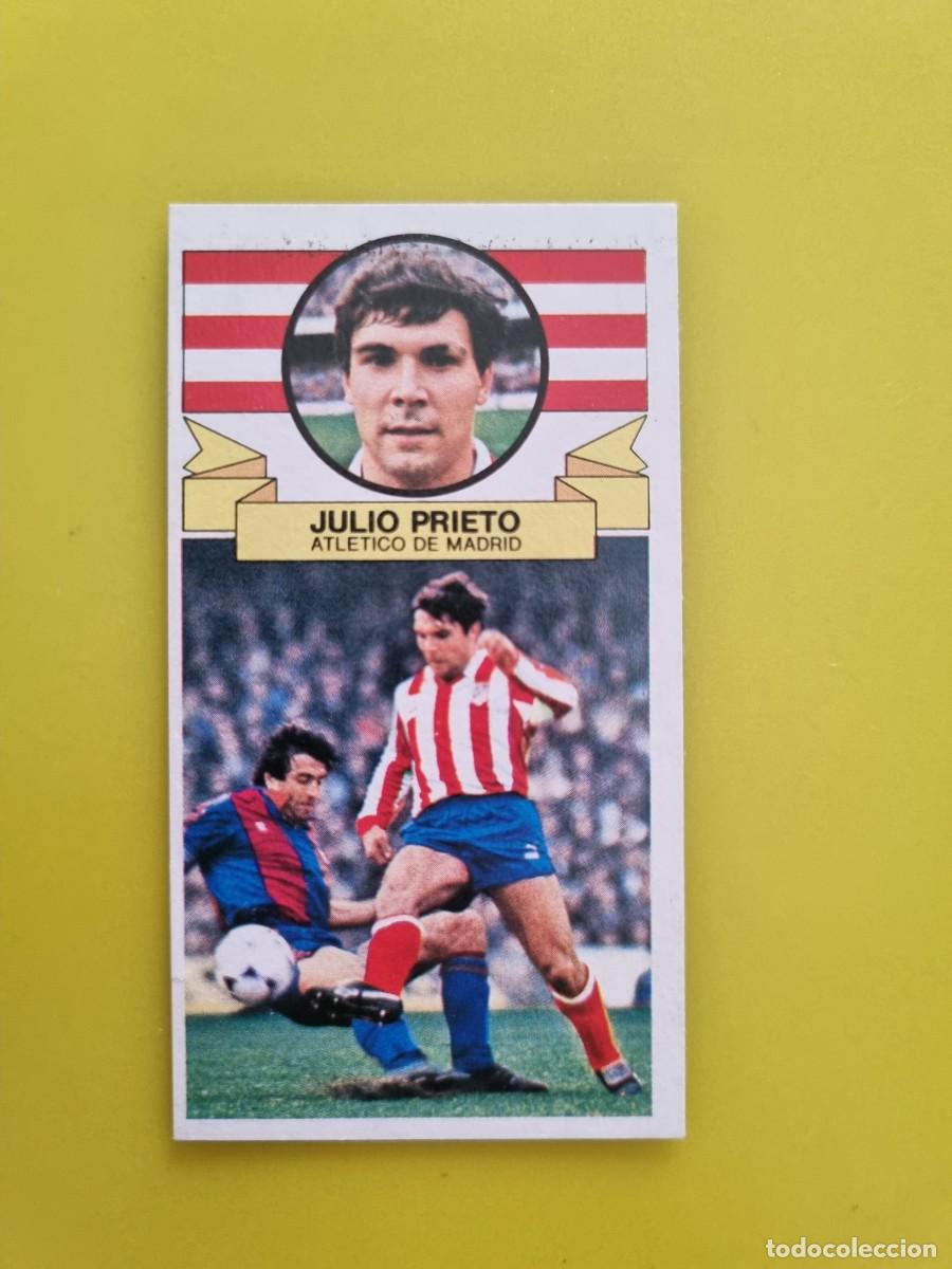 Cromos de f&uacute;tbol: CROMO LIGA ESTE 85 86 1985 1986 NUNCA PEGADO SIN PEGAR JULIO PRIETO ATL DE MADRID AR826